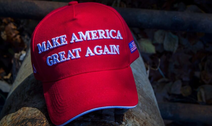 A MAGA hat. Pic: AP