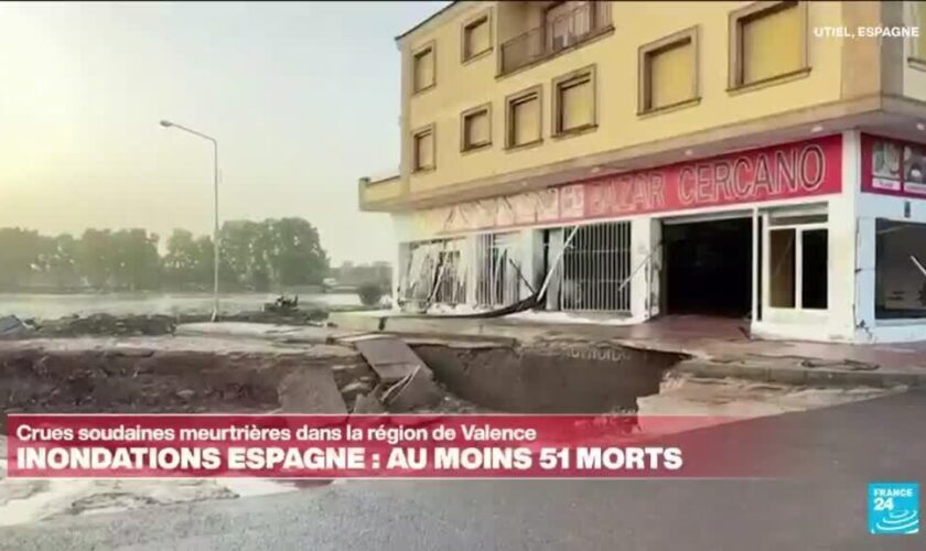 Crues en Espagne : "la ville de Valence est coupée du monde"