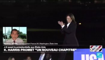 Présidentielle américaine : Kamala Harris promet "un nouveau chapitre"