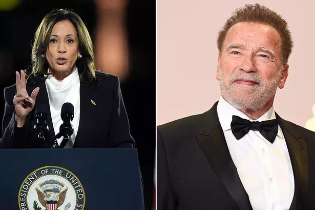 Republican Arnold Schwarzenegger backs Kamala Harris and lashes out at Donald Trump