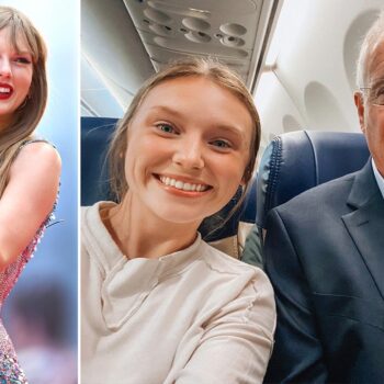 Taylor Swift’s dad says Travis Kelce has had ‘biggest impact’ on her, according to flight seatmate