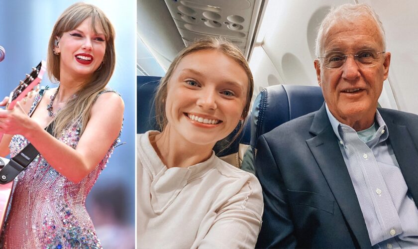 Taylor Swift’s dad says Travis Kelce has had ‘biggest impact’ on her, according to flight seatmate