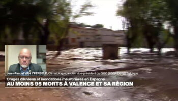 Inondations en Espagne : des pluies telles que "difficile d'y résister", selon un climatologue