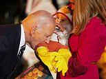 Biden bites three babies at White House Halloween party