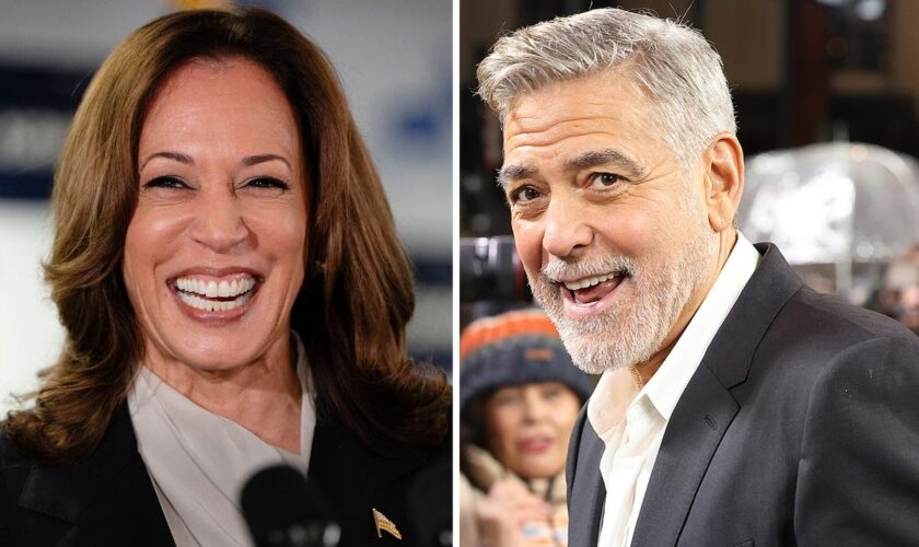 George Clooney narrates ad for Harris - months after writing damning op-ed calling for Biden to quit race