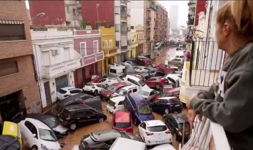 Espagne : un an de pluie s'est abattu en une heure sur la région de Valence