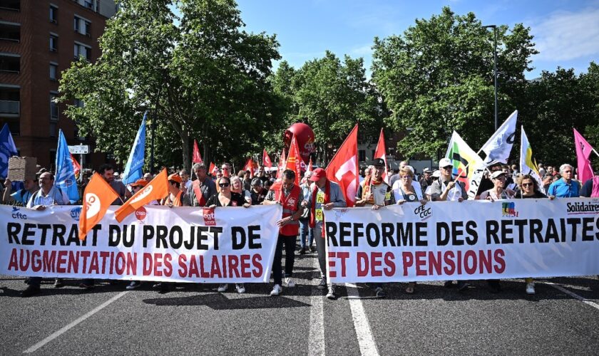 Manifestation contre la réforme des retraites, le 6 juin 2023 à Toulouse