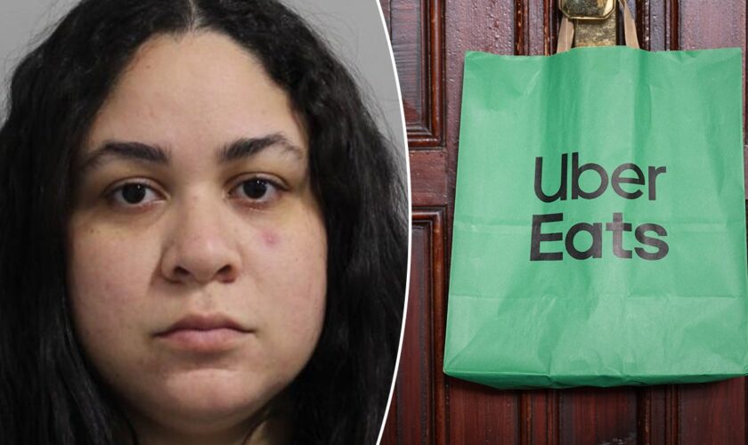 Uber Eats driver accused of snacking on customer's food, spitting it in her face when confronted: police