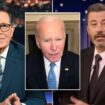 Late-night hosts ignore, downplay Biden's 'garbage' insult of Trump supporters after panning Puerto Rico joke