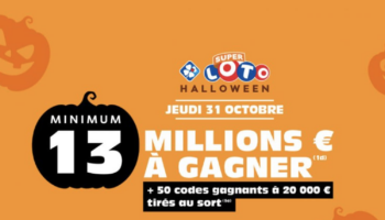 Résultat Loto (FDJ) : le Super tirage d'Halloween de ce 31 octobre 2024, 13 millions d'euros en jeu