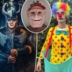 Can you recognise these sports stars in their Halloween costumes? Tennis hero turns into freaky clown, ex-England star becomes a vampire and who's the Man United legend in the mask?