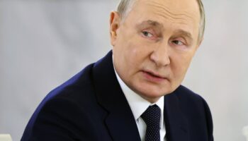 Le président russe Vladimir Poutine le 21 octobre 2024 au Kremlin, à Moscou