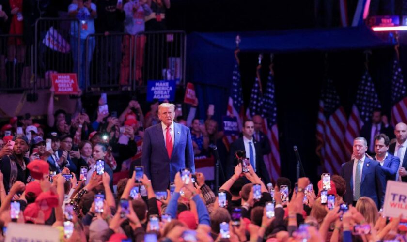 À New York, Donald Trump au Madison Square Garden pour une démonstration de force