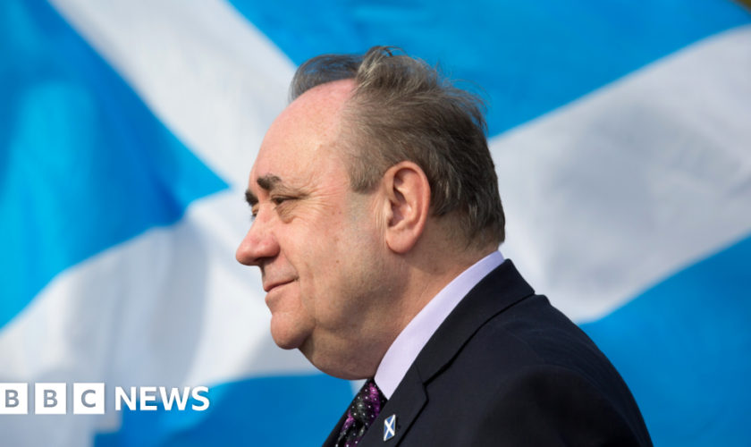 Alex Salmond's coffin to be draped in Saltire before flight home