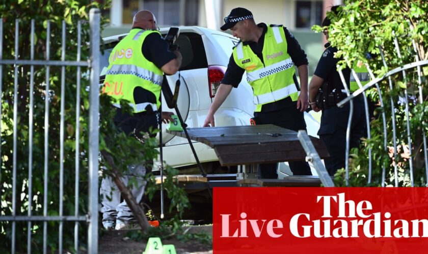 Australia news live: driver released after fatal primary school crash; inflation figures may give hope for interest rates relief