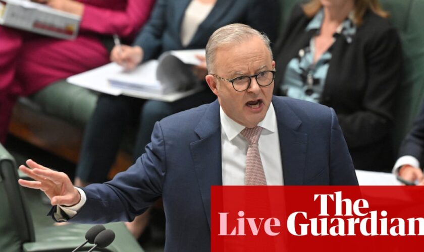 Australia politics live: Labor to legislate public ownership of NBN; Albanese makes second apology for Tourette remark