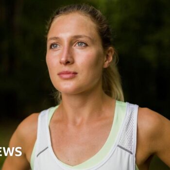 Broken-leg Olympic marathon star resumes training