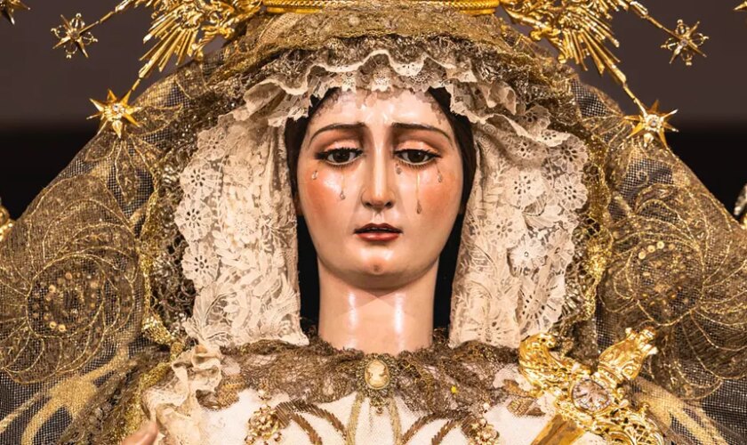 Comienza la misión popular en La Algaba con la Virgen de los Dolores