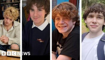 Crash inquest into deaths of four teenage boys