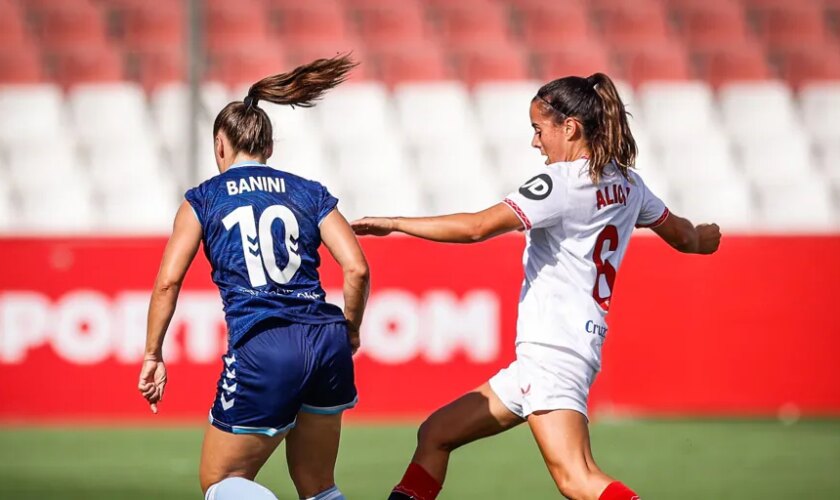 Derrota del Sevilla Femenino como local ante el Levante Badalona (0-1)