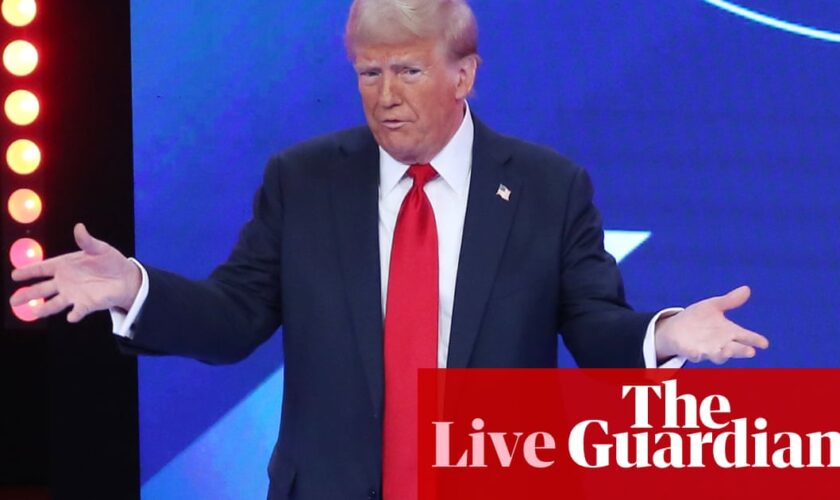 Donald Trump says January 6 riot was a ‘day of love’ – US politics live