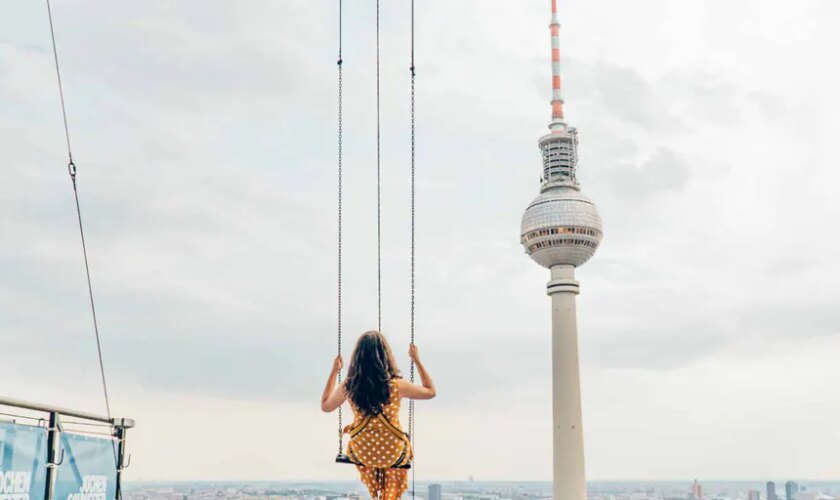 El columpio más alto de Europa tiene vistas a Alexanderplatz