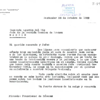 El primer atentado de ETA fue hace 65 años, contra un periódico y nunca se reivindicó: "Parece que se trata de una bomba..."