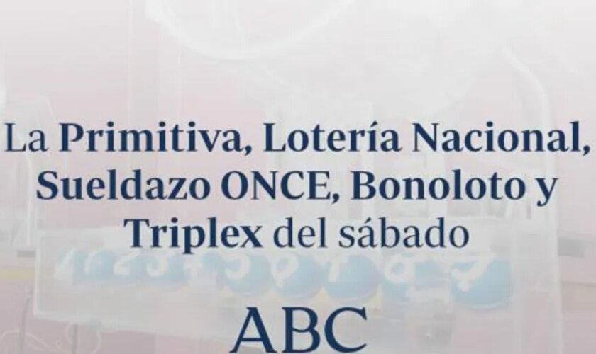 Euromillones, Cuponazo ONCE, Bonoloto, Triplex y Eurojackpot: comprueba los resultados de las loterías que se celebran el sábado sábado, 26 de octubre de 2024