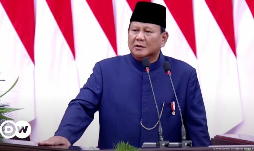 Ex-General Prabowo in Indonesien als Präsident vereidigt