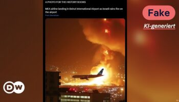 Faktencheck: KI-Bild statt Angriff auf Flughafen Beirut