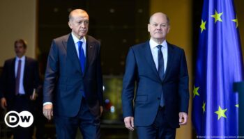 Germany's Olaf Scholz holds difficult talks in Turkey