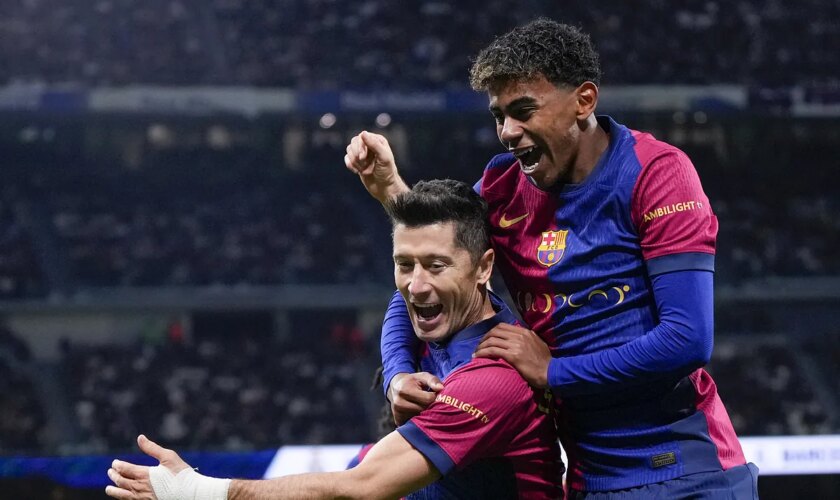 Hansi Flick hace suyo el primer clásico de Mbappé y el Barça aplasta al Madrid en el Bernabéu