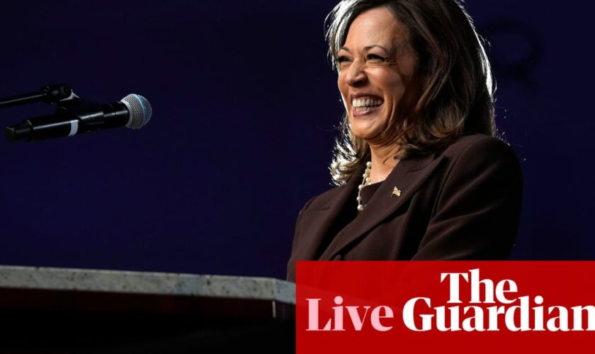 Harris heads to Philadelphia and Trump gears up for Madison Square Garden rally –live