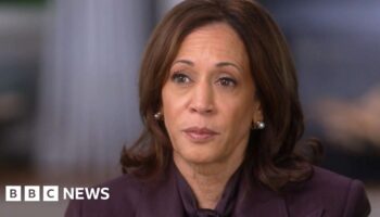 Harris says Trump would 'surrender' over Ukraine