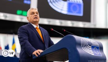 Hungary's Orban scorned by EU lawmakers after speech