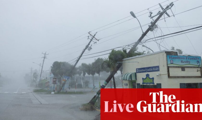 Hurricane Milton live updates: Florida braced as storm to make landfall shortly