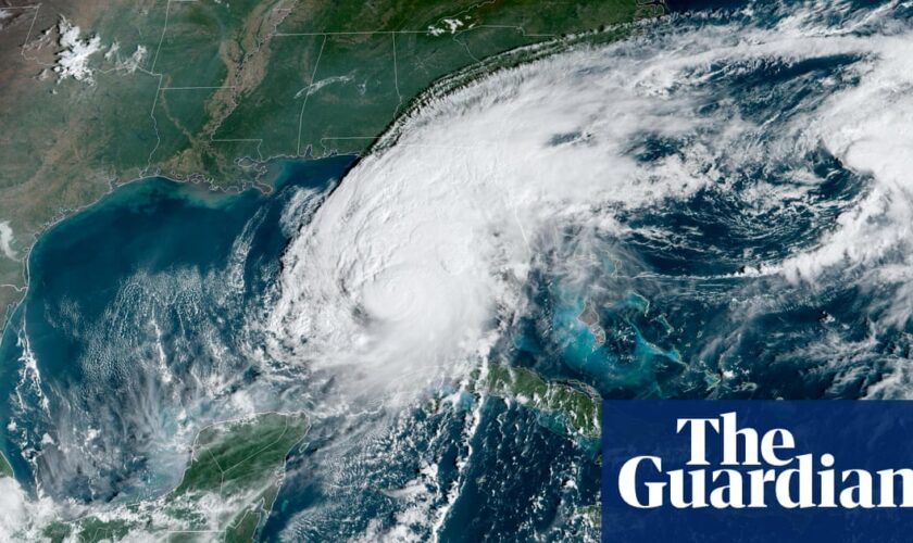 Hurricane Milton: tropical storm-force winds reach Florida before ‘storm of the century’