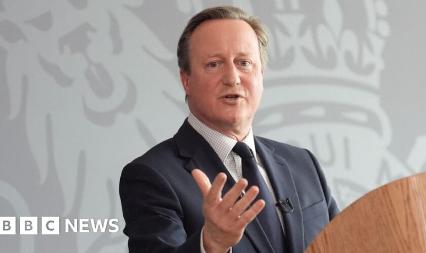 I had plans to sanction Israeli ministers before election, Cameron tells BBC