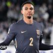 Trent Alexander-Arnold celebrates for England