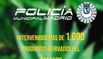 Incautados más de 1.000 artículos derivados del cannabis en dos tiendas de Moncloa