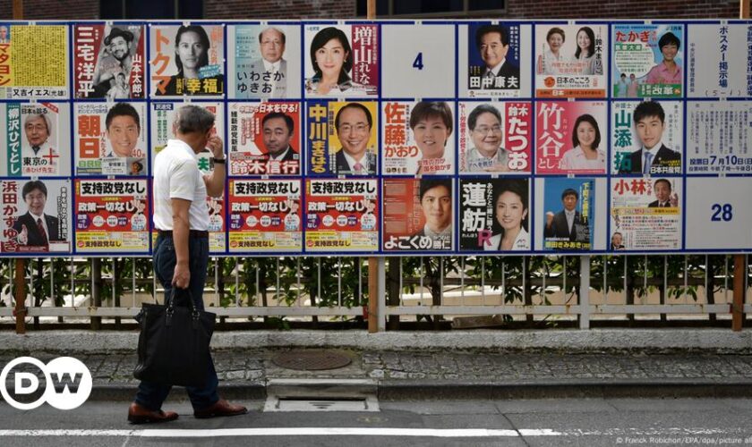 Japan election: Polls open with ruling LDP facing tight race