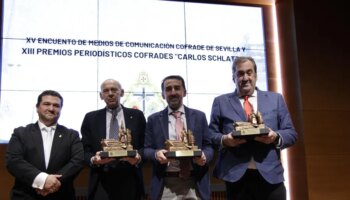 José Gómez Palas y Juan Manuel Serrano reciben el premio periodístico de la Milagrosa