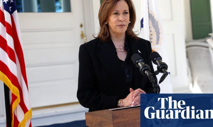 Kamala Harris denounces Trump as ‘fascist’ who wants ‘unchecked power’