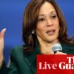 Kamala Harris to hold town hall with undecided voters after Donald Trump rejects second debate offer – US politics live