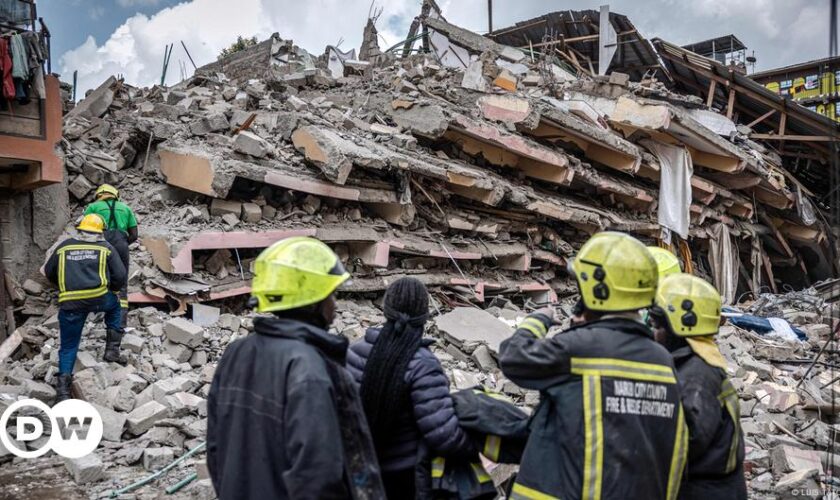 Kenya: Multistory building collapses in Nairobi