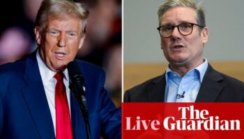 Labour plays down row with Donald Trump over claim of US election interference – UK politics live