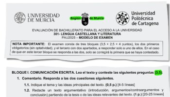 Las desigualdades de la 'Selectividad común' del PP: la estadística vale el doble para los gallegos que para los murcianos