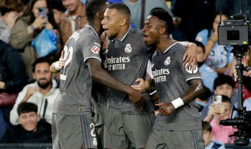 Liga : en pleine tourmente, Kylian Mbappé marque et le Real Madrid gagne contre le Celta Vigo