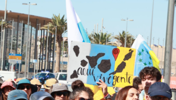 Los convocantes de las manifestaciones contra el modelo turístico volverán a movilizarse en Canarias