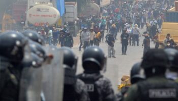 Los seguidores se Evo Morales  protagonizaron violentos enfrentamientos contra la Policía en Bolivia